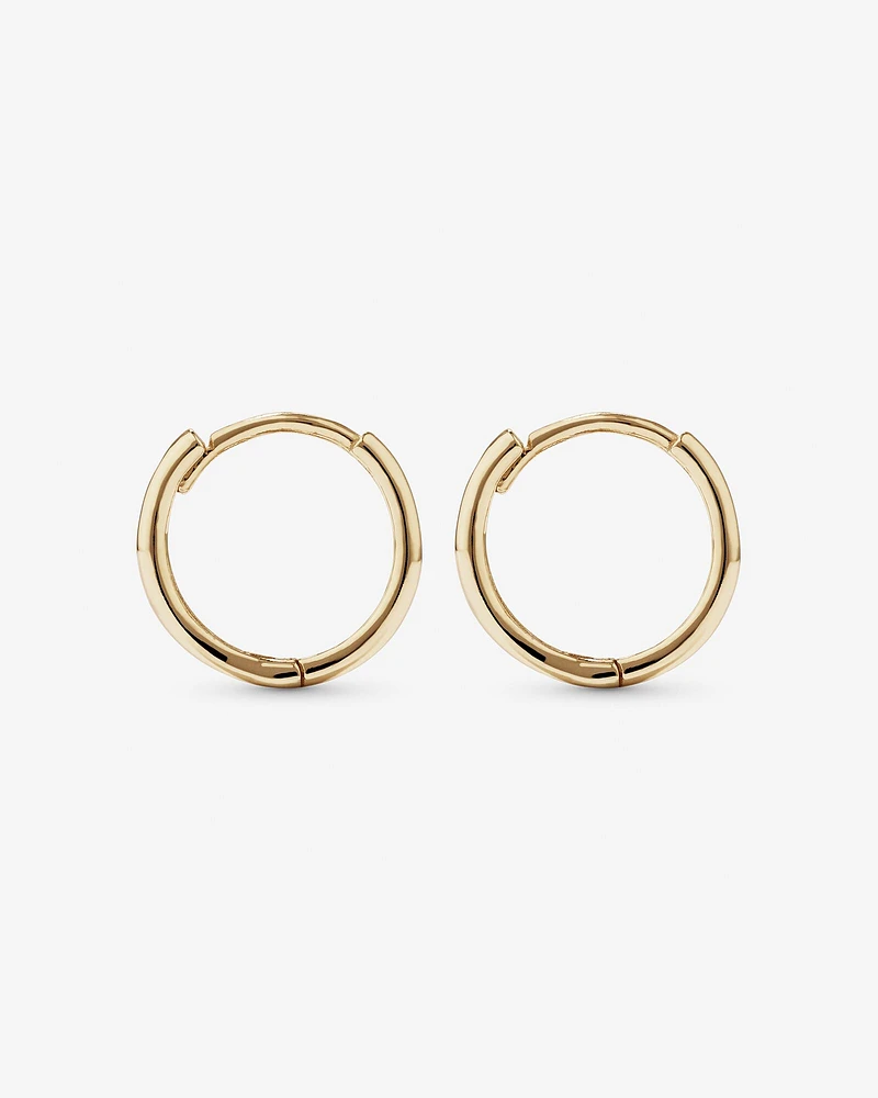 Mini Hoop Earrings in 10kt Yellow Gold