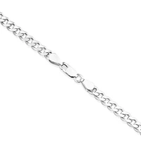 55cm (22") 5.5mm Width Curb Chain in Sterling Silver