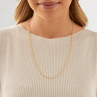 60cm (24") Hollow Belcher Chain in 10kt Yellow Gold