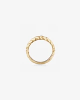 Narrow Croissant Ring in 10kt Yellow Gold