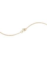 "K" Initial Necklace with 0.10 Carat TW of Diamonds in 10kt Yellow Gold