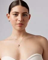 Diamond Accent Aries Zodiac Pendant in 10kt Yellow Gold