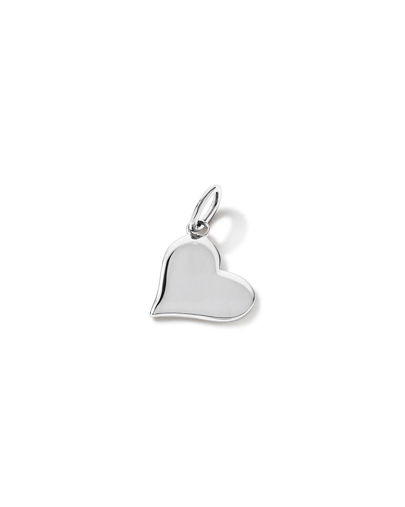 Pendentif coeur d'amour à graver en argent sterling