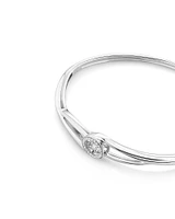 Everlight Bangle with 0.15 Carat TW of Diamonds in Sterling Silver