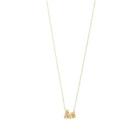 Love Necklace with 0.20 Carat TW of Diamonds in 10kt Yellow Gold