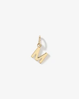 Letter Q Initial Pendant in 10kt Yellow Gold