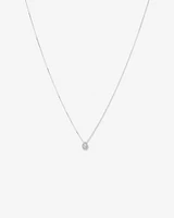 Pendentif halo poire de 0,23 carat TW en diamant en or blanc 10kt