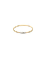 0.25 Carat TW Diamond Flex Bangle in 10kt Yellow Gold