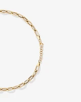 42.5cm Oval Paperclip Chain in 10kt 42.5cm Hollow Oval Paperclip Chain in 10kt Yellow Gold