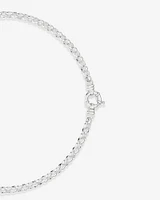 45cm (18") 6.5mm-7mm Width Belcher Chain in Sterling Silver