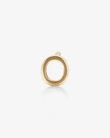 G Initial Single Stud Earring in 10kt Yellow Gold