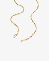 60cm (24") Rope Chain in 10kt Yellow Gold