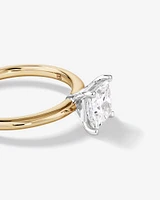 1.25 Carat TW Princess Cut Laboratory-Grown Diamond Solitaire Engagement Ring In 14kt White Gold