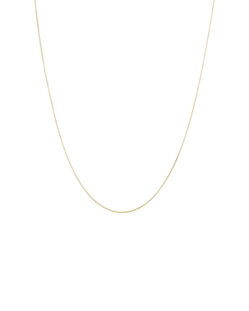 50cm Box Chain in 18kt Yellow Gold