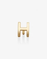 G Initial Single Stud Earring in 10kt Yellow Gold