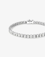 Tennis Bracelet with Cubic Zirconia in Sterling Silver