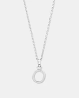 "Z" Initial Pendant in Sterling Silver
