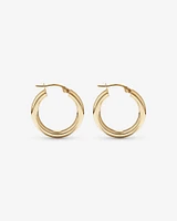 15mm Hoop Earrings in 10kt Yellow Gold