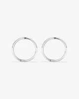 14mm Sleeper Earrings in Sterling Silver