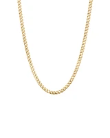 55cm (22") 4.5mm-5mm Width Solid Curb Chain in 10kt Yellow Gold