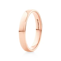 Half Round Wedding Band 10kt Yellow Gold