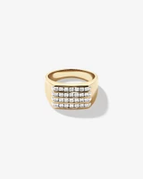 Men's Ring with 1 Carat TW of Diamonds in 10kt Yellow Gold