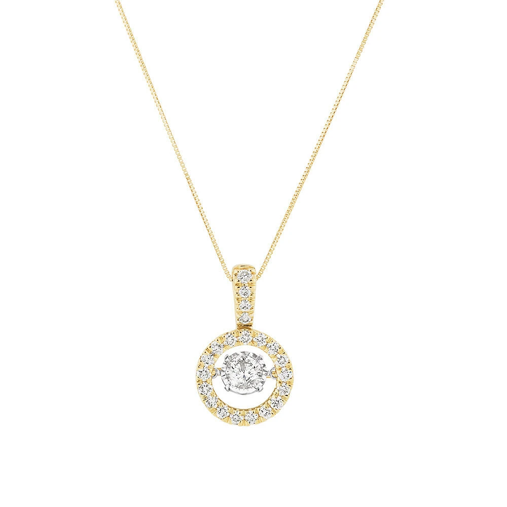 Everlight Pendant with 1 Carat TW of Diamonds in 14kt Gold