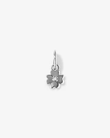 Diamond Accent Four Leaf Clover Pendant in Sterling Silver