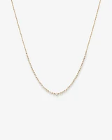 4.00 Carat TW Tennis Necklace in 18kt Yellow Gold