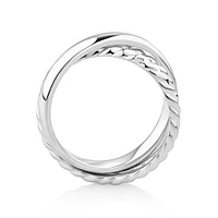 Triple Band Ring Sterling Silver