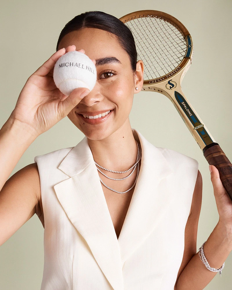 Bracelet de Tennis de 3,28 Carat TW en Diamant en Or Blanc 10kt