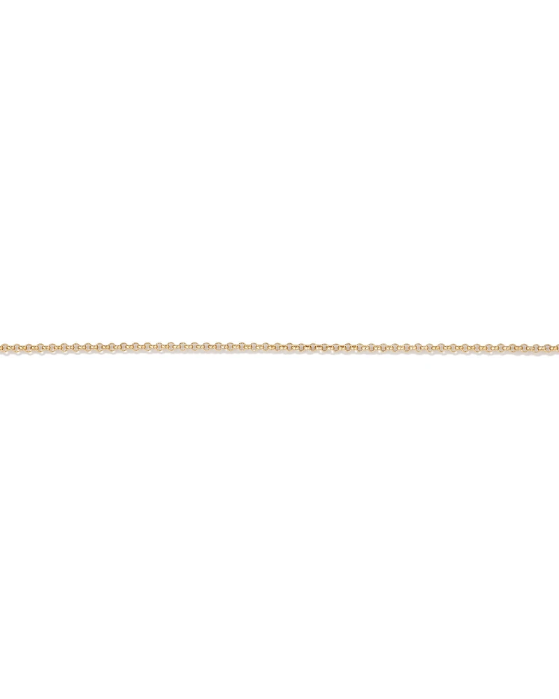 17cm (7") 2mm-2.5mm Width Hollow Belcher Bracelet in 10kt Yellow Gold