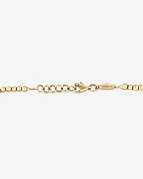 19cm (7.5") 2.5mm-3mm Width Bead Bracelet in 10kt Yellow Gold