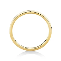 1.4mm High Domed Band Ring in 10kt Yellow Gold