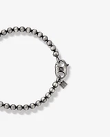 Ball Chain Bracelet in Oxidised Sterling Silver