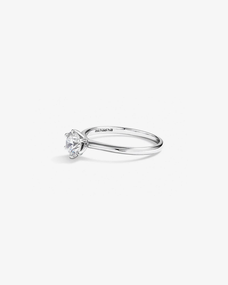 Michael Hill Solitaire Engagement Ring with a 0.70 Carat TW Diamond with the De Beers Code of Origin in Platinum