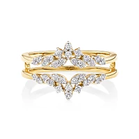 Evermore Enhancer Ring with 0.33 Carat TW Of Diamonds in 10kt Yellow Gold