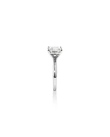 3.00 Carat TW Asscher Cut Laboratory-Grown Diamond Solitaire Engagement Ring in Platinum