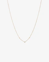 Necklace with 0.10 Carat TW of Diamonds in 10kt Yellow Gold