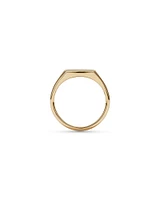 Square Signet Ring in 10kt Yellow Gold