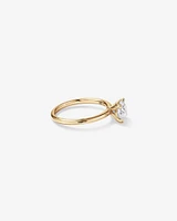 Carat TW Round Brilliant Laboratory-Grown Diamond Solitaire Engagement Ring in 14kt Gold