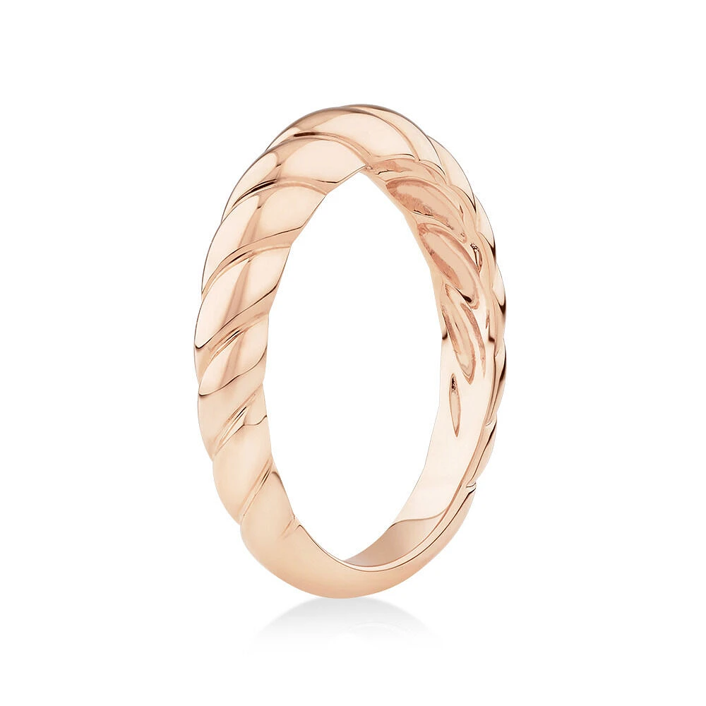 Narrow Croissant Ring in 10kt Yellow Gold