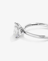 1.25 Carat Princess Cut Laboratory-Grown Diamond Ring In 14kt White Gold