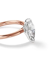 1.25 Carat TW Marquise Laboratory-Grown Diamond Solitaire Engagement Ring in 14kt White Gold