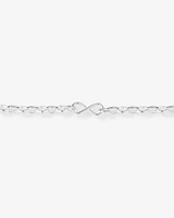 Bracelet Chaîne Belcher Infinity en Argent Sterling