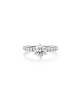 Sir Michael Hill Designer Engagement Ring with 1.37Carat TW of Diamonds in 18kt White Gold