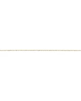 Flat Paperclip Chain Anklet in 10kt Yellow Gold