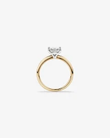 1.25 Carat TW Princess Cut Laboratory-Grown Diamond Solitaire Engagement Ring In 14kt White Gold