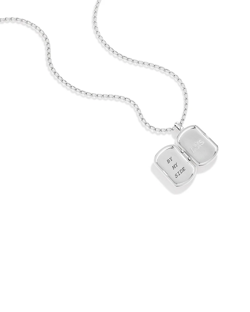 INXS By My Side Locket Pendant with Chain in Recycled Sterling Silver