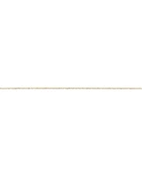 Flat Paperclip Chain Anklet in 10kt Yellow Gold